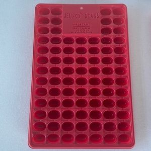 Jello-O Beans Jiggler Easter Jello Jelly bean Red Mold Tray make 82 Jello-O Shot
